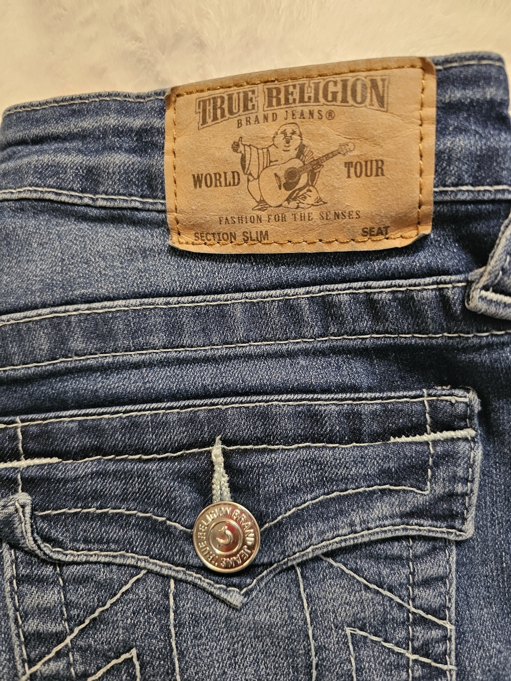 True Religion Boy’s Dark Blue Slim Jeans